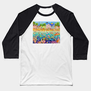 tropical swim beach party Baseball T-Shirt